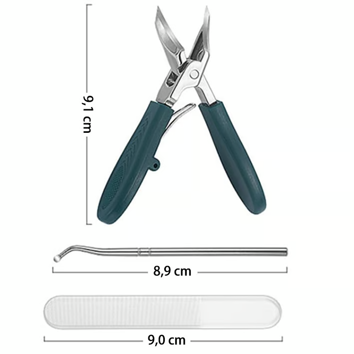 Premium 3-Piece Nail Clipper Set – Eagle-Beak Precision Design (Free Shipping When You Buy 2)
